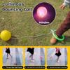 Glowing Bouncing Ball Lightweight Enhance Concentration Colorful Ankle Skip Swing Ball Flashing Jump Ring Sports Toy for Kids