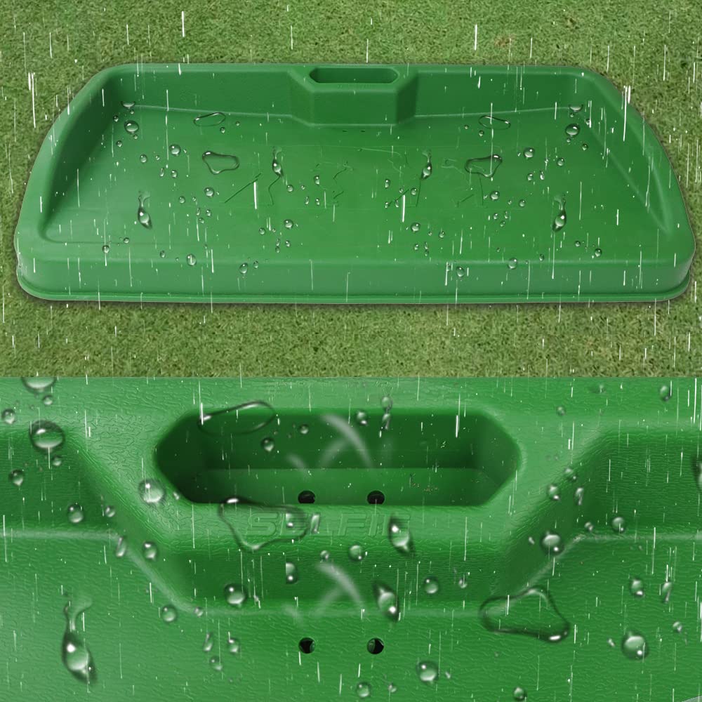 Лоток для мячей для гольфа, держатель для мобильного телефона, рекордный лоток для мячей для гольфа Eighty, тяжелый резиновый лоток для гольфа, совместимый со всеми ударными площадками - замах, вместимость,