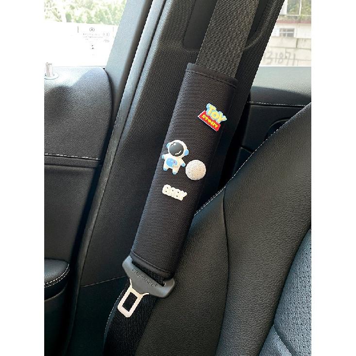 1Pcs Car Seat Belt Shoulder Cover Extended Cute Cartoon Car Safety Belt Protective Cover Car Interior Decoration
