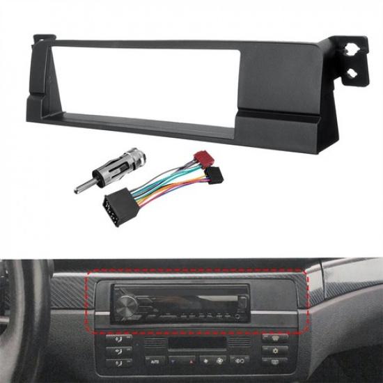 Car 1 Din Radio Fascia Adaptor Panel For BMW 3 Series E46 CD DVD Stereo Frame