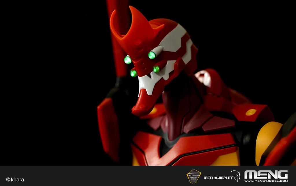 GSI Creos Mon Модель Evangelion Универсальное гуманоидное боевое оружие Android Evangelion Unit 02 Многоцветная литая версия Общая высота 47 см Цвет