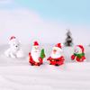 Bonsai Fairy Garden Micro Landscape Christmas Decor Miniature Snowman Santa Claus Figurines
