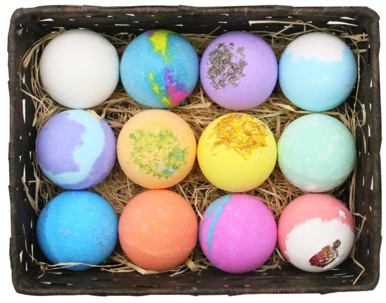 12 шт./кор. соли для ванн, бомба для ванны с роскошной подарочной коробкой, эфирное масло, пузырьковая бомба для ванны, мульти-стиль, пузырьковая бомба для ванны