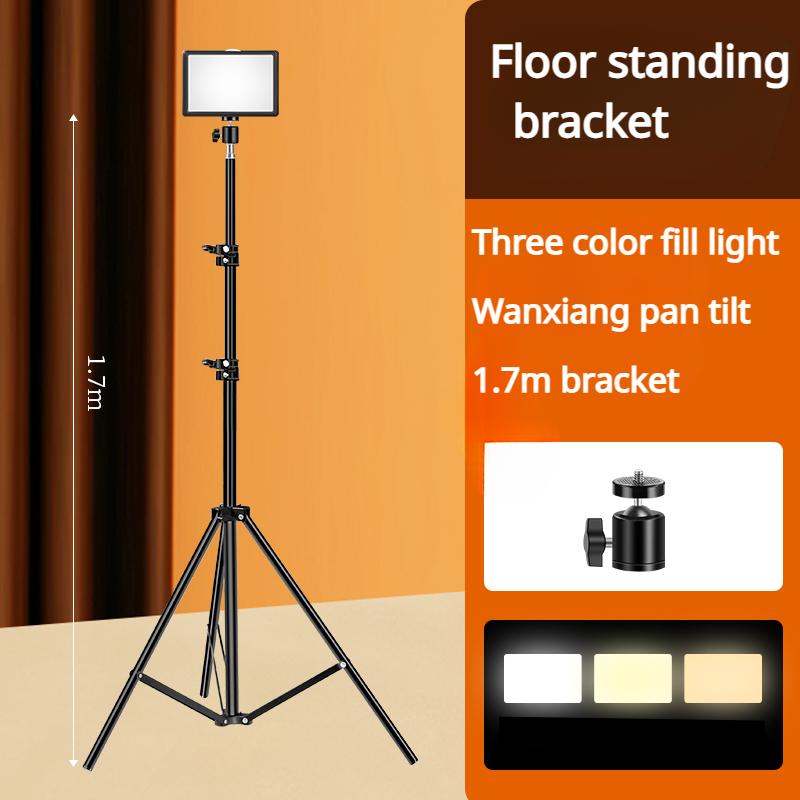 Фотография Прямая трансляция Специальный заполняющий светильник Мягкий светодиодный светильник для помещений Квадратный напольный дополнительный светильник Складной телескопический заполняющий светильник на штативе