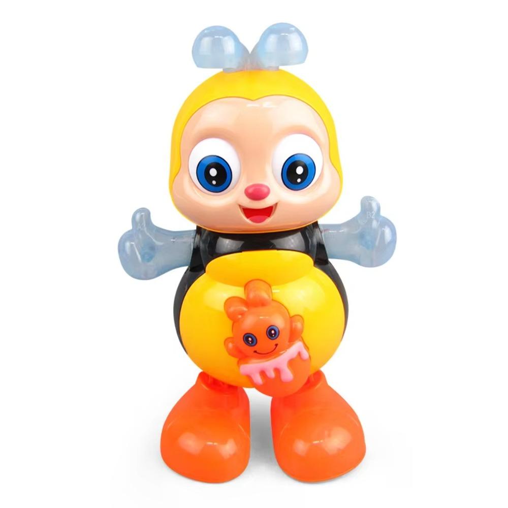 Flash Lighting Dancing Bee Toy Interactive Children Music Pets Bee Electric Toys Girls Boys