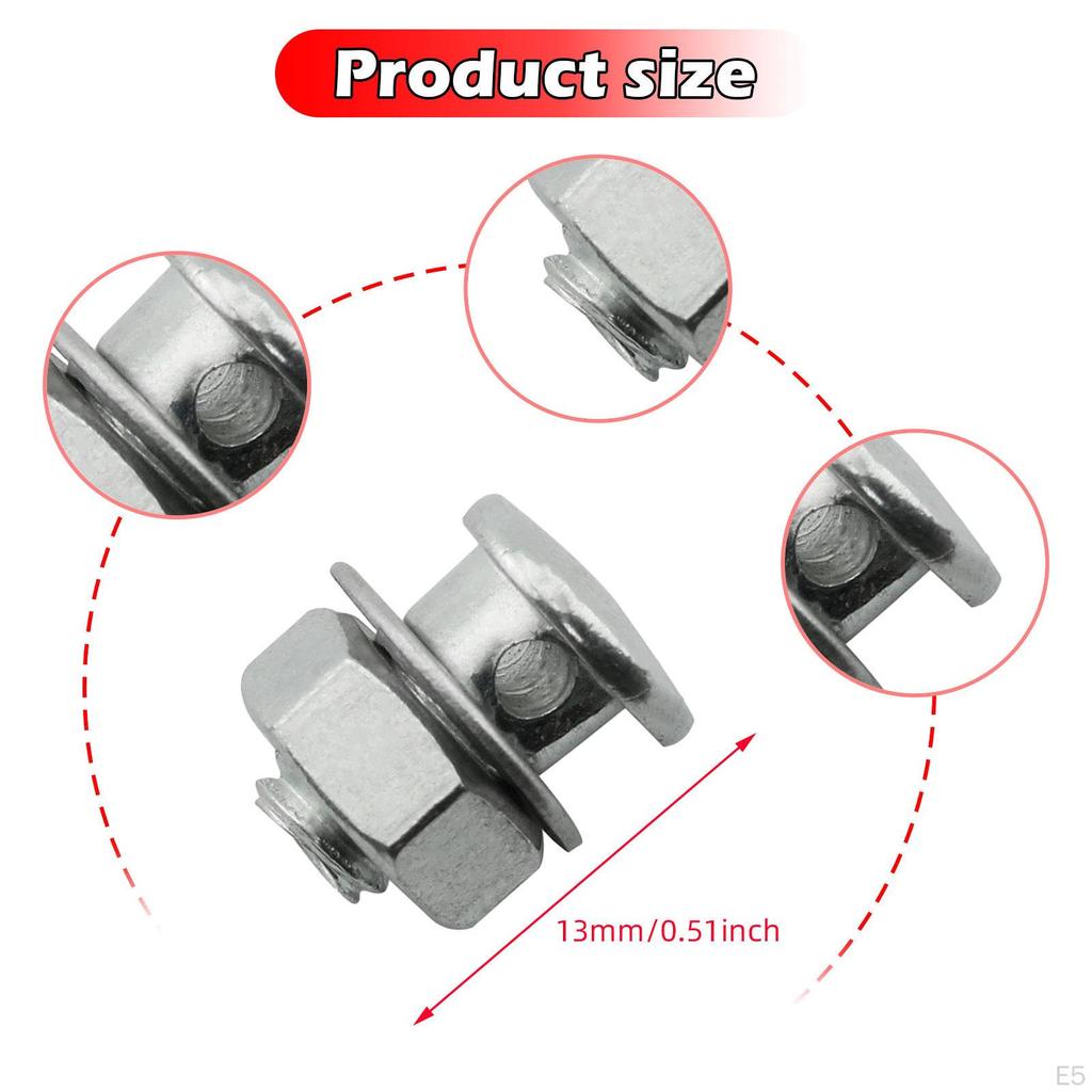 30 штук Регулятор тормозного троса Зажим Анкерный болт Болты Фиксация,Регулятор,Крепление,Блокировка