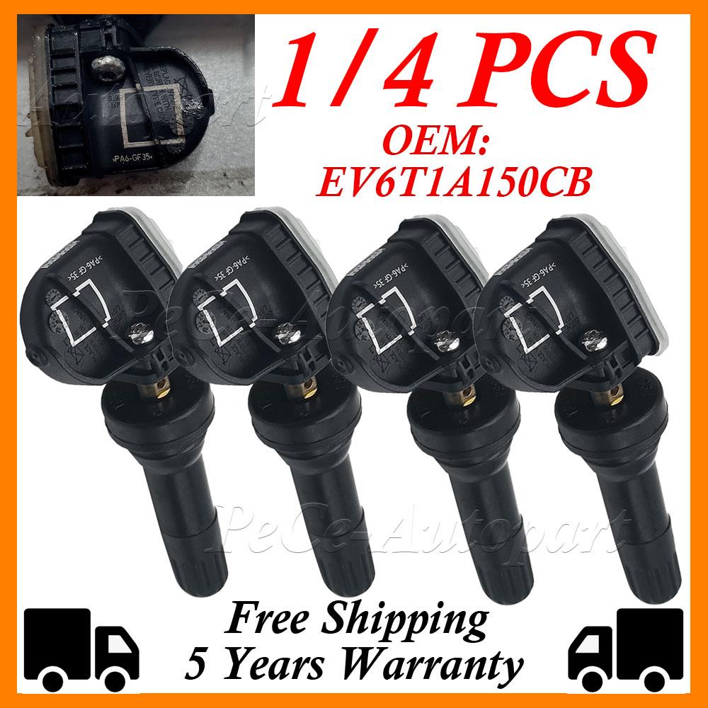 1/4PCS EV6T-1A180-CB EV6T1A150CB Tire Pressure Sensor TPMS 433MHz For Ford C-Max Mondeo Kuga Grand Focus Fiesta Ranger