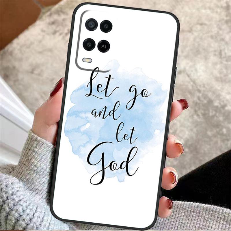 Христианский футляр для телефона For Oppo A60 A80 A40 A5 Pro A15 A16 A17 A57 A77 A94 A74 A54 A76 A96 A18 A38 A58 A78 A98