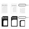 1 Набор NanoSIM-карта к Micro Standard Адаптер-конвертер Для Мобильного Телефона Адаптер SIM-карты Конвертер Универсальные Телефоны для Nano Sim