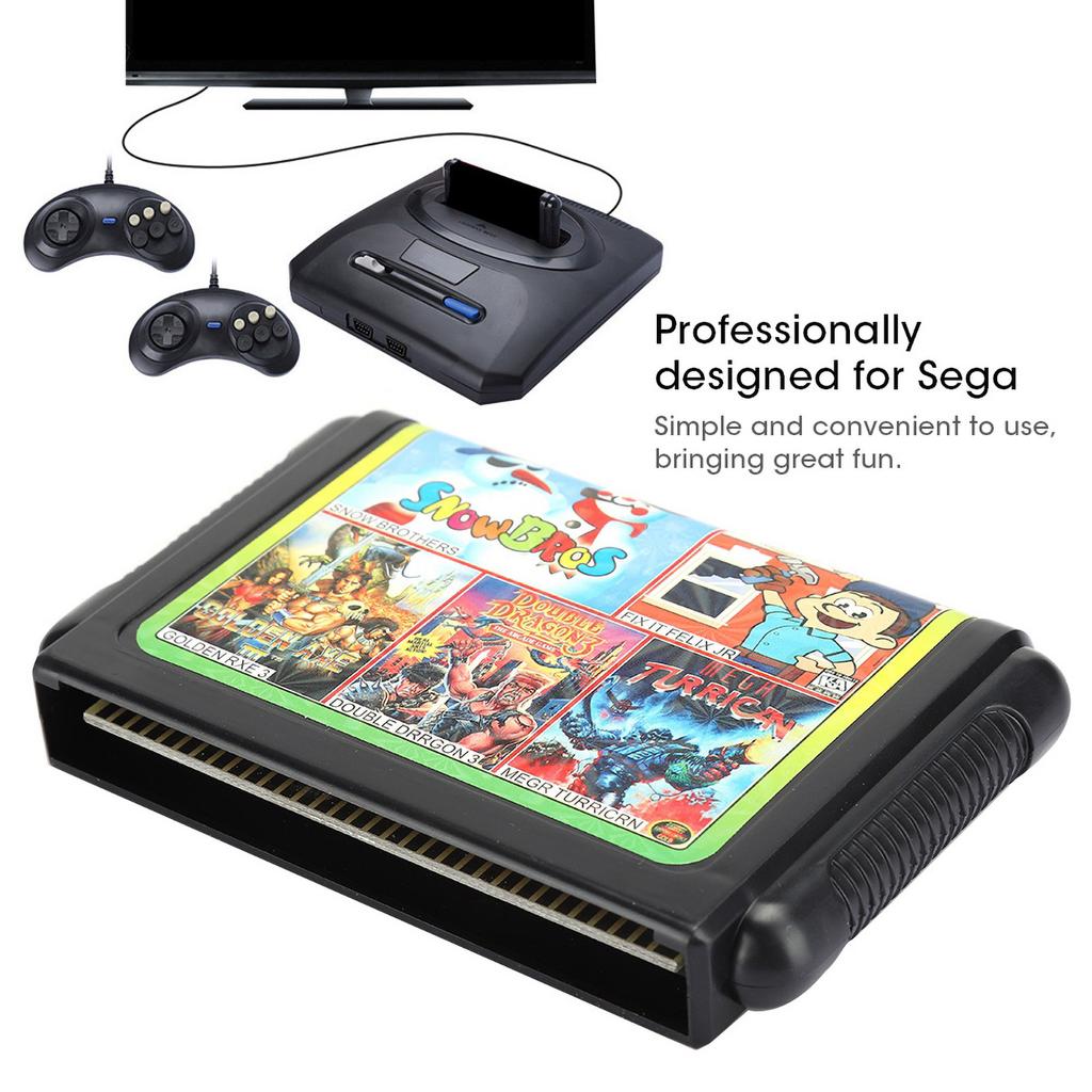 Игра 16-битная Портативная Карта Большой Емкости Для Геймпада Sega Игровые Аксессуарыth16003
