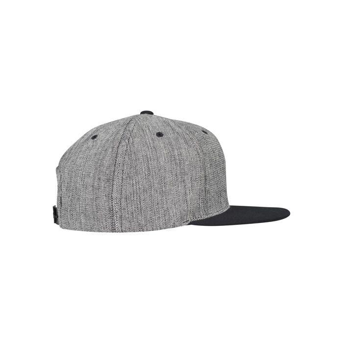 Casquette Snapback &amp; Strapback - Flexfit - Solid Melange - Noir - Réglable - Homme
