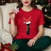 Семейные футболки Merry Christmas Наряды для вечеринки Футболки для пары Детская одежда Комплект matching shirts Семейная футболка Топ