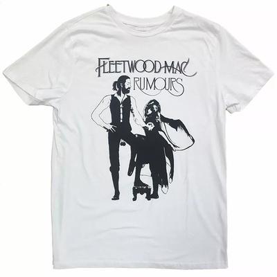 Футболка Fleetwood Mac Rumors Белая Мужская Футболка Рок-группы Мужская и Женская Одинаковая Высококачественная Верхняя одежда для мужчин