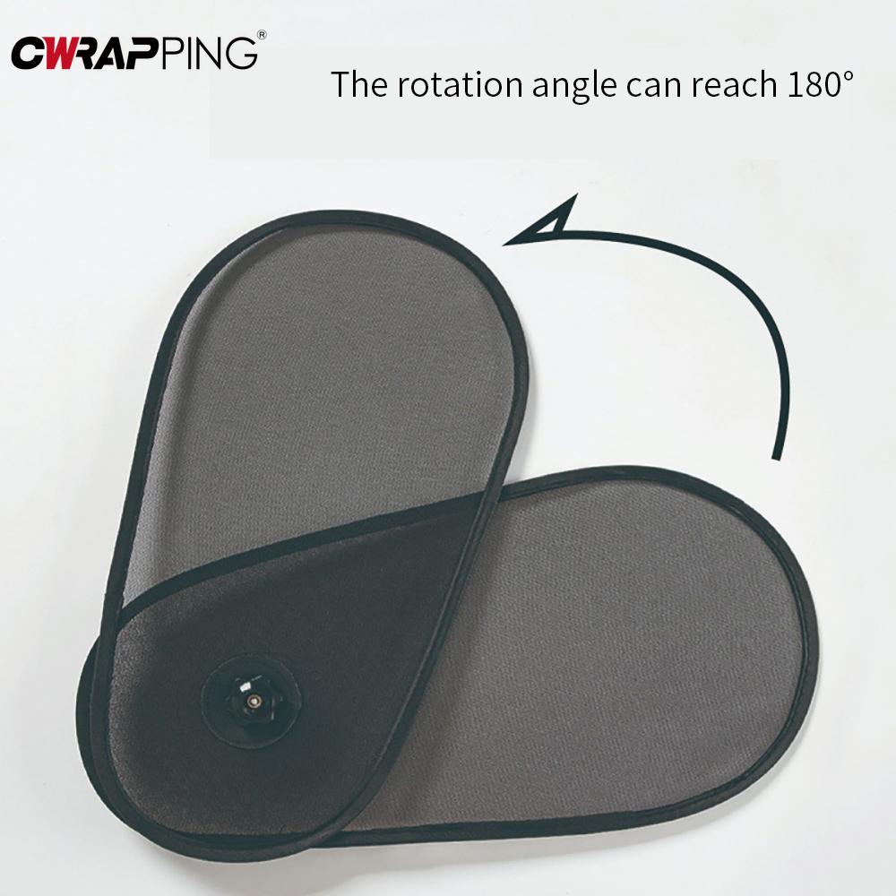 Car Side Window Adjustable Sunshade Sunscreen Cooling Does Not Block The Line of Sight Durable Sun Protection Black Accessories