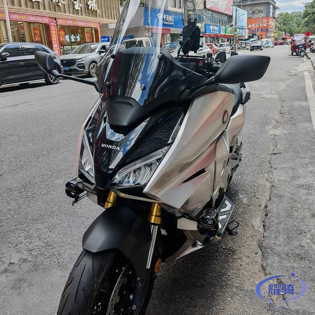 Подходит для Honda FORZA750 2021-2025 модифицированная подножка удлиненный кронштейн для дополнительного освещения NSS750 подножка вспомогательный свет