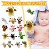 Cartoon Animals Parent-Child Puzzle Plush Toy Mouth Can Start Puppet