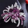 High-end Pearl And Rhinestone Brooch For Women, Versatile, -, Exquisite Silk Scarf Clip, Corsage Pin.