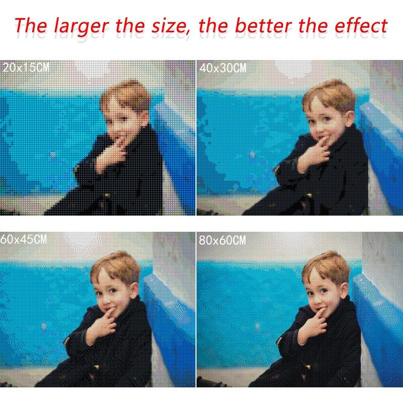 5D DIY Алмазная картина Орхидея Пейзаж Цветочные фотографии Алмазная вышивка Полный круглый горный хрусталь Ремесла Домашний декор Подарок