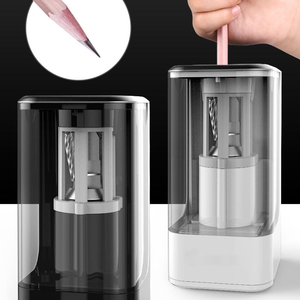 Автоматическая электрическая точилка, настольная точилка для карандашей, резак, школьные канцелярские принадлежности