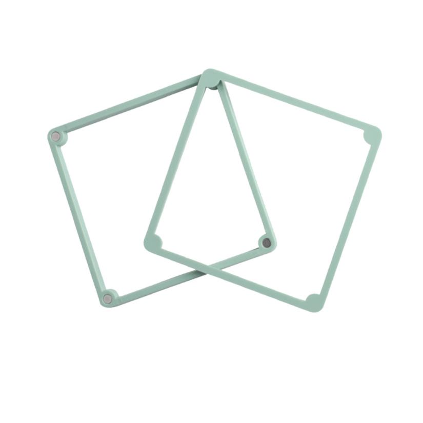 2 Pcs/set Cake Stencil Spray Mold Fixing Frames Decoration Printing Die Fondant Pennies Cookies Candy DIY Baking Tools