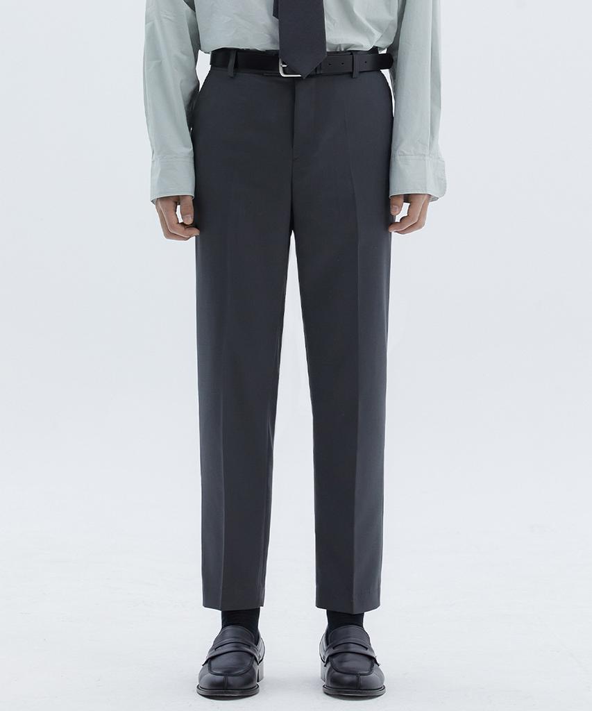 TRIP LE SENS Custom Basic Tapered Slacks_Brown