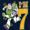 Toy Story Childrens/Kids I'm 7 Buzz Lightyear Birthday Hoodie