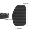 2Pcs Car Brake Clutch Foot Pedal Pad Rubber Cover For Peugeot 3008 T8 2009-2016