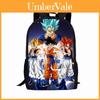 Детский рюкзак из аниме Dragon Ball из прочного материала Oxford с лямками с воздушной подушкой для школы