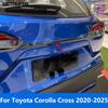 Аксессуары для Toyota Corolla Cross - 2024 2025 Хромированная накладка на крышку багажника Задняя дверь Багажник Отделка Стайлинг автомобиля