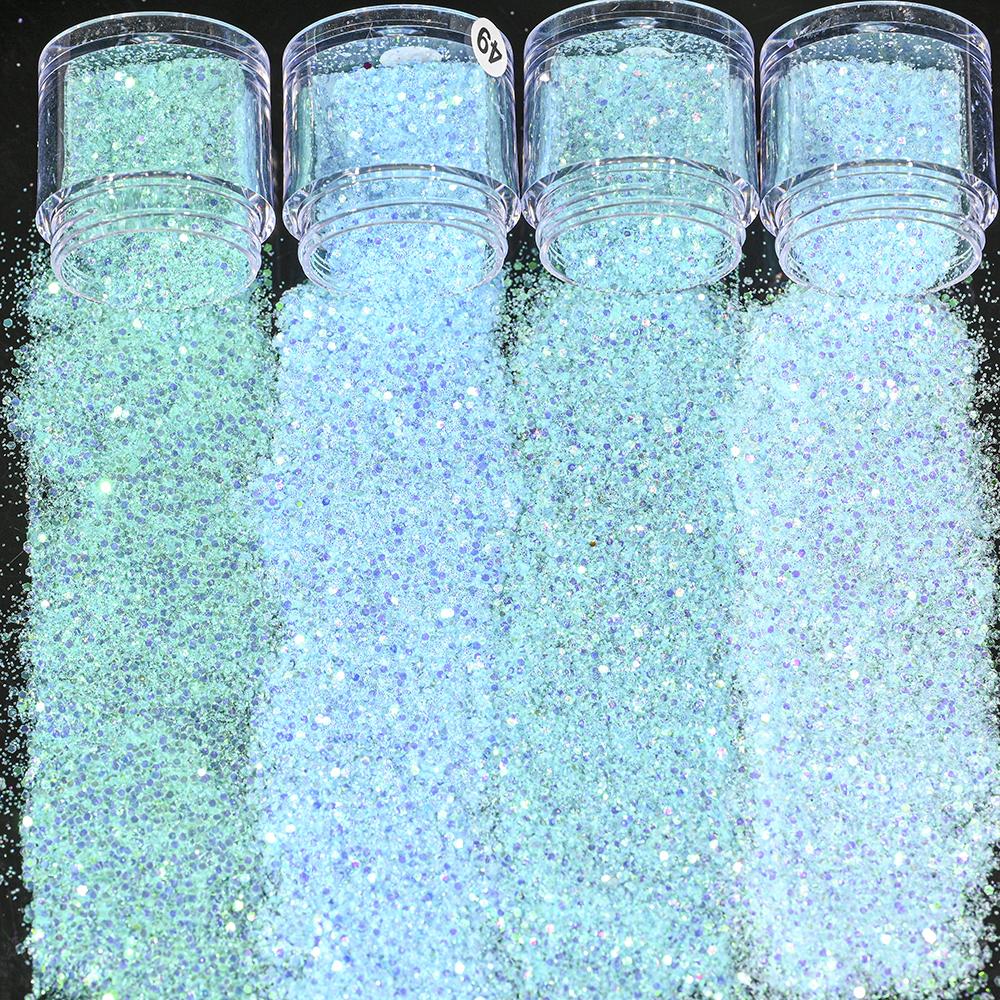 4 коробки/набор, 10 мл, 3D лак для ногтей, фиолетовый, розовый, микс, блестящая пудра для ногтей, блестки, украшение для дизайна ногтей, красочные для УФ-эпоксидного гель-лака, хлопья