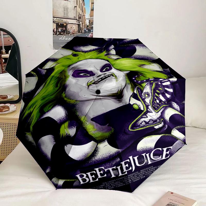 Beetle Haunted House Umbrella 8-Frame for Travel, camping, Casual Lightweight Portable Umbrella, Essential for every family Holidays Gift