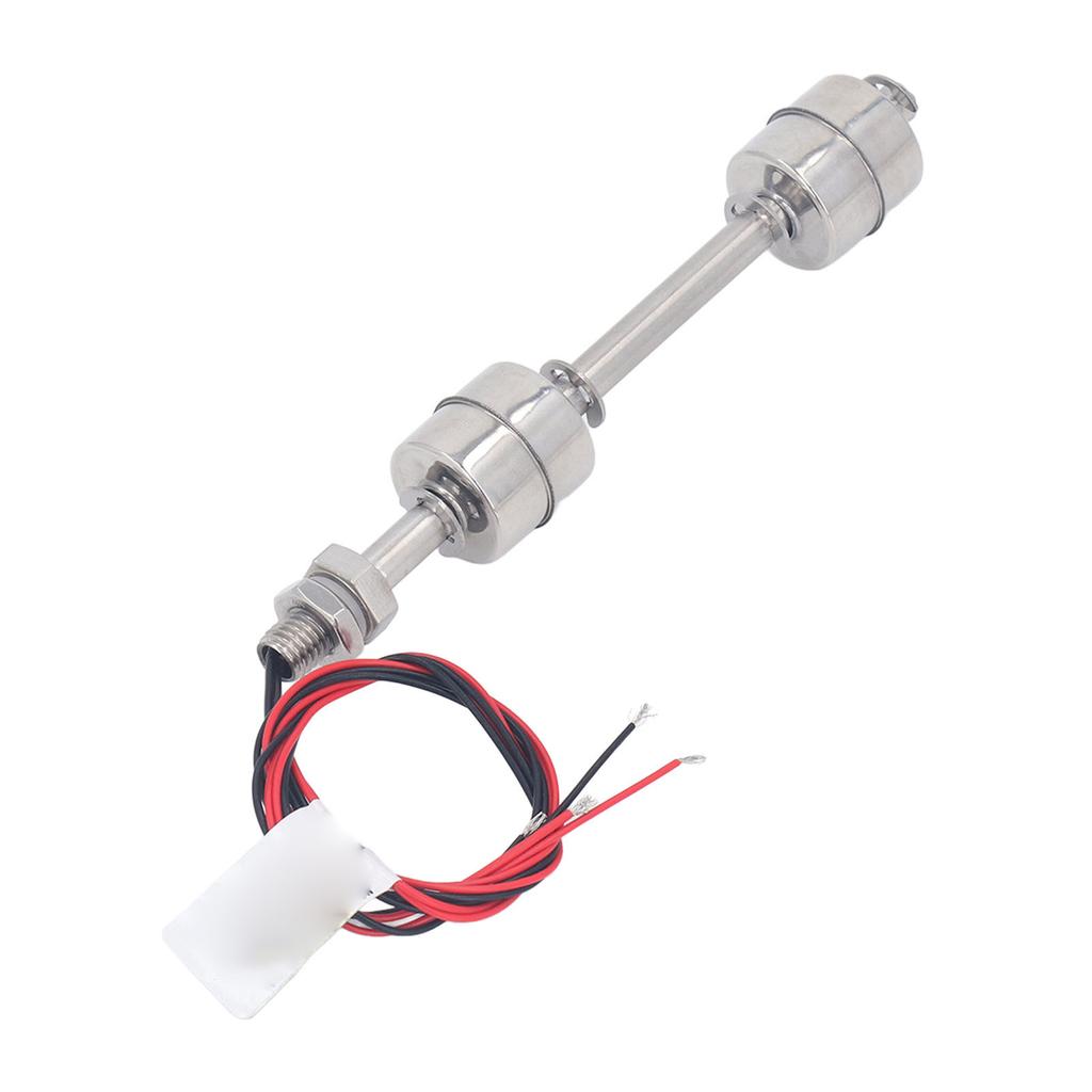 Поплавковый датчик уровня воды 150 мм из нержавеющей стали с высокой чувствительностью, двойной шарик для измерения уровня жидкости в воде