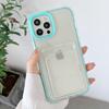 For Iphone Case Card Bag Transparent Phone Case For Iphone 14 11 13 12 Pro Max Xr Xs 14plus Pro Soft Clear Bumper Fitted Cover