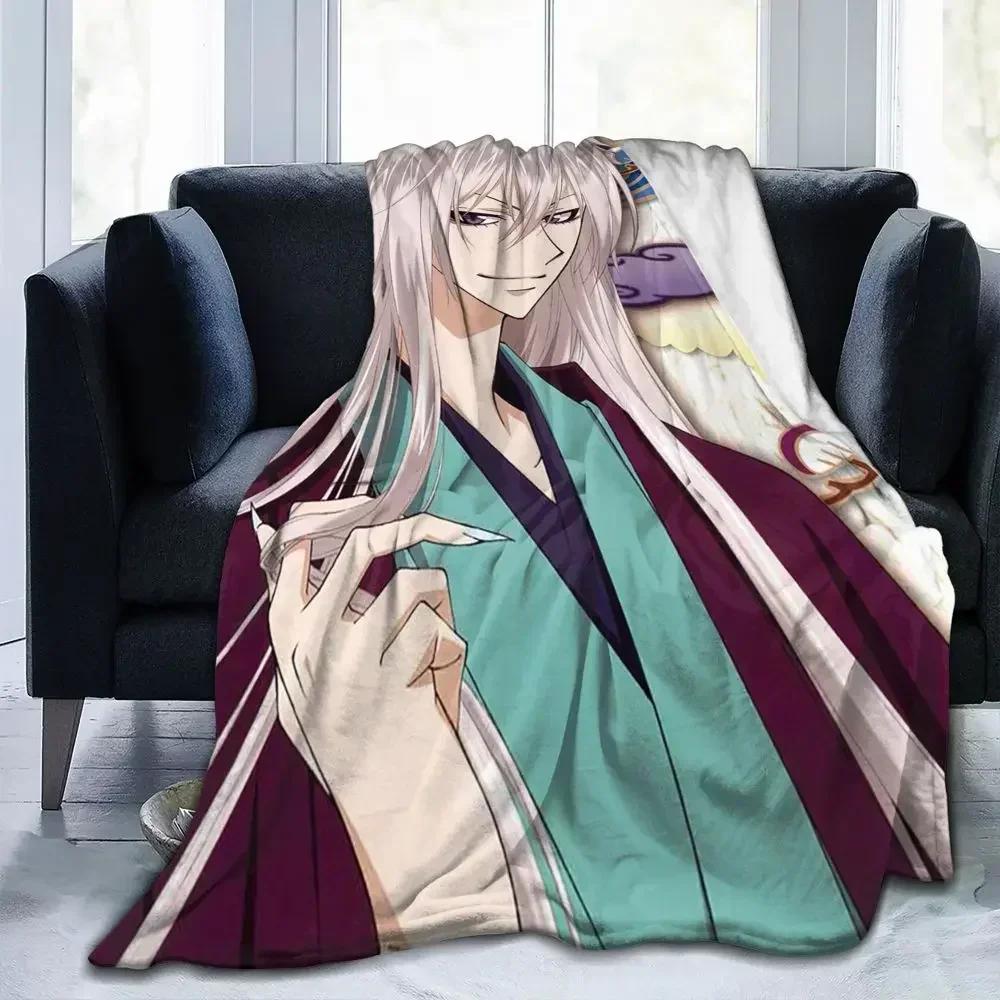 Фланелевое одеяло Kamisama Kiss Hajimemashita Anime Tomoe Funny Throw для домашнего гостиничного дивана 150*125 см, тонкое плюшевое одеяло