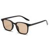 New Fashion Tretro Popular Square Women Sunglasses Retro Contrast Color Shades Uv400 Men Trending Matte Gradient Sun Glasses