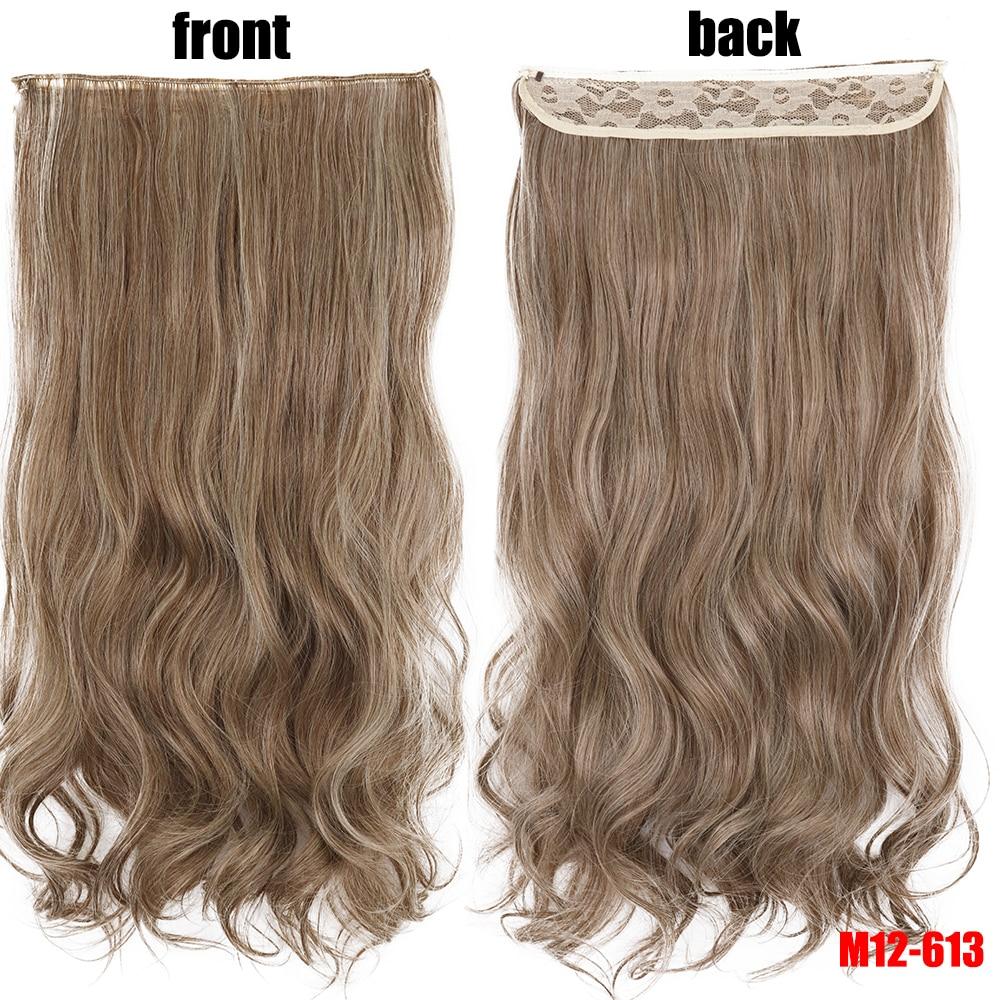 XINRAN 22-дюймовые модные женские волосы для наращивания, устойчивые к высоким температурам, синтетические волны, длинные волосы без клипс, невидимый парик для лески