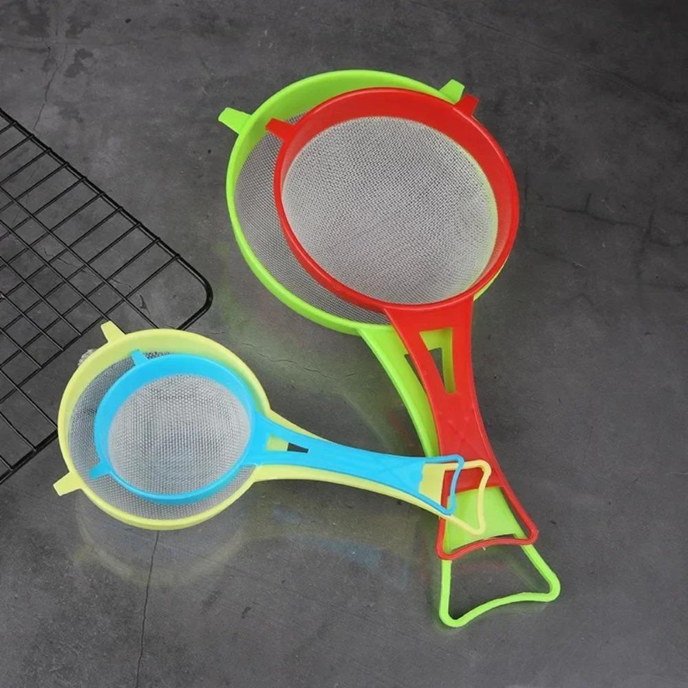 4Pcs/Set Fine Mesh Flour Sieve with Handle Colander Kitchen Tool Scoop Strainer Icing Sugar