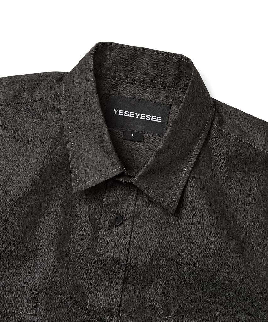 YESEYESEE Y.E.S Doodle Half Shirt Black