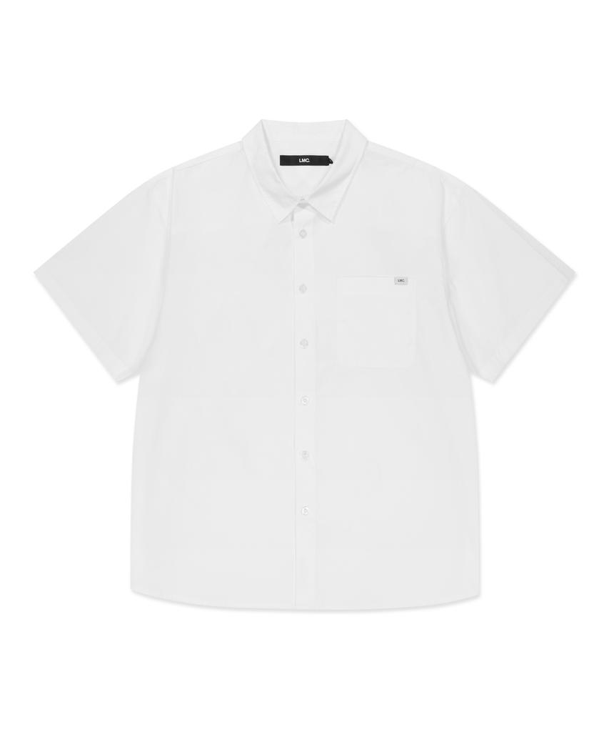 LMC Daily Cotton Short Slv Shirt White