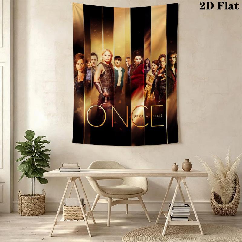 Once Upon Time Tale Unfolds Tapestry Fashion Print Wallmounted Work Of Art Home Decor Background Wall Hanging Cloth