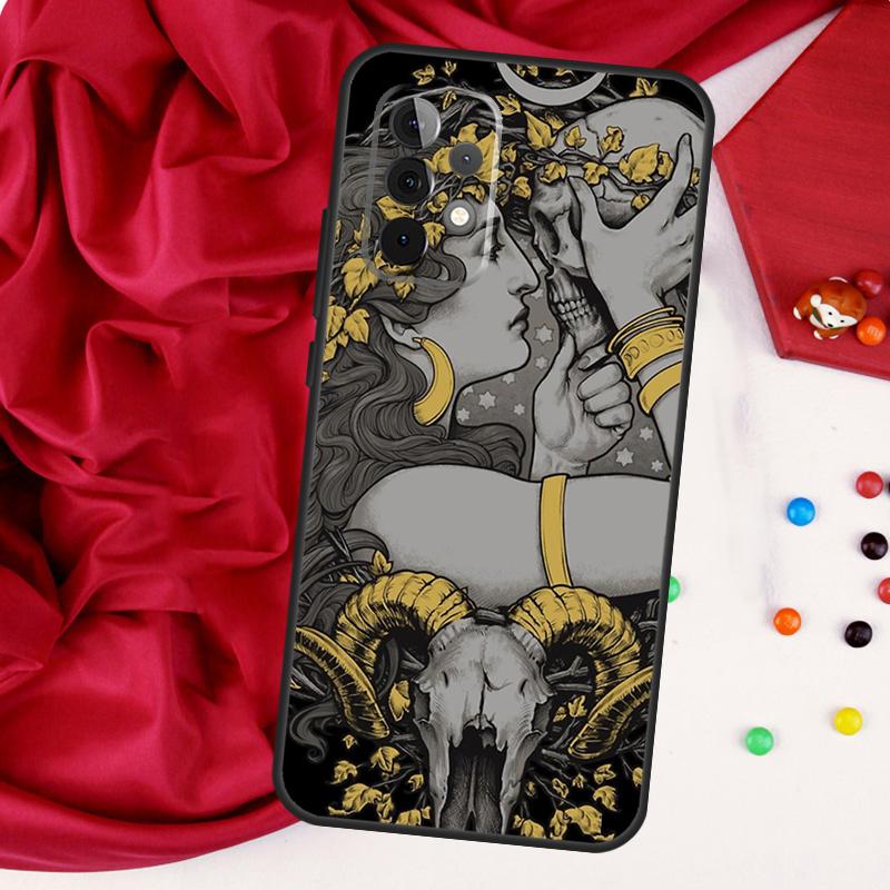 Магия ведьмы для Samsung Galaxy A55 A53 A33 A13 A35 A15 A36 A56 A26 A16 A22 A32 A52 A54 A34 A06 A05 Чехол