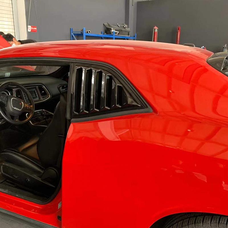 Rear & Side Window Louvers for 2015-2022 Dodge Challenger SRT Demon Hellcat