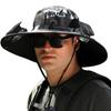 Big Rim Solar Fan Hat Wide Brim Fishing Hat New Bucket Hat  Outdoor