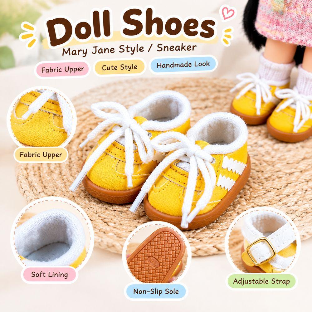 1Pair Cute Style Mini Doll Sneakers Lace Up Doll Footwear New Doll Shoes For Potato Mia Doll