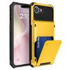 Для iPhone 16e Чехол для телефона PC+TPU Двухслойный чехол-накладка с держателем для карт