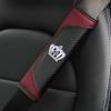 Car Accessories Seat Belt PU Leather Seat Belt Shoulder Cover Comfortable Flash Diamond Inlaid Crown Protect Seat Belt Liner