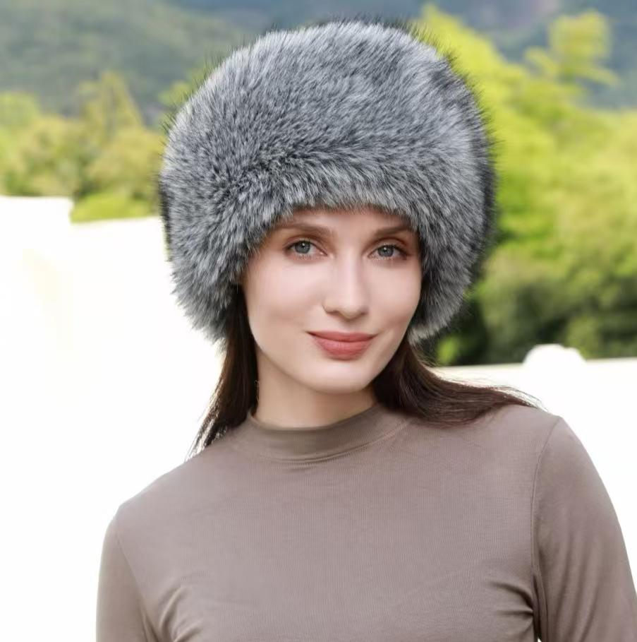 New Sweet and Stylish Hats Trendy Women's Outdoor Hats Exquisite Fairy Hats Teapot-Shaped Hats Faux Fur