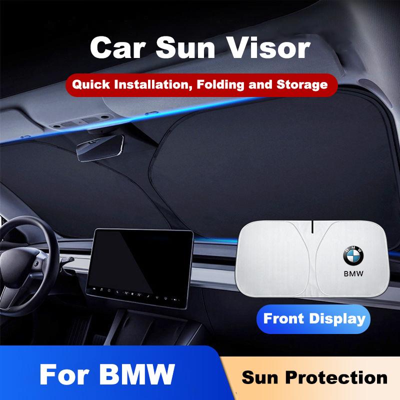 MLKJ3 Car Windshield Sun Shade Visor UV Protection Shield Foldable For BMW E34 E36 E60 E90 E46 E39 E70 F10 X5 X6 M3 M5 E71 F01 F02 F87