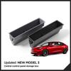 Для Tesla Model 3 Highland Central Control Storage Box 2025 Центральная консольная панель Tidying Organizer USB Shut Hub Автомобильные аксессуары