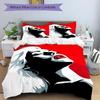 3pcs Glamourous Portrait Duvet Cover Set,  Includes 1 Duvet Cover and 1/2 Pillowcases (No Insert) yy251104234